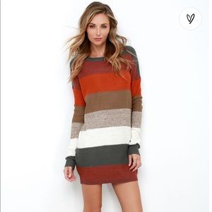 Jack by BB Dakota colorblock sweater dress